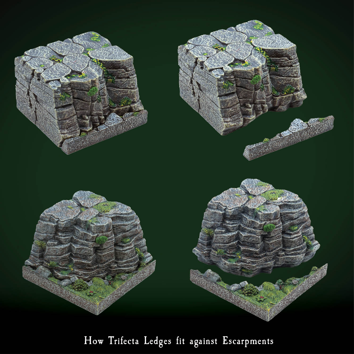 Trifecta Ledges - Basic Builder Escarpment Companion Pack (Painted) - Image 4