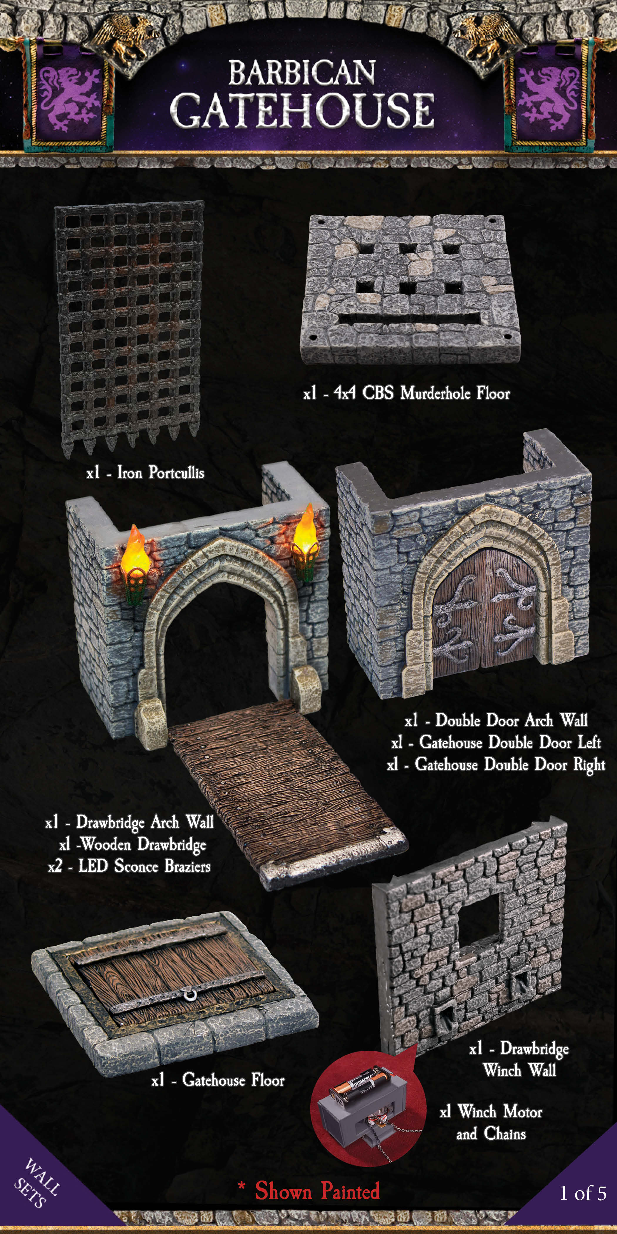 Barbican Gatehouse (Unpainted) - Image 3