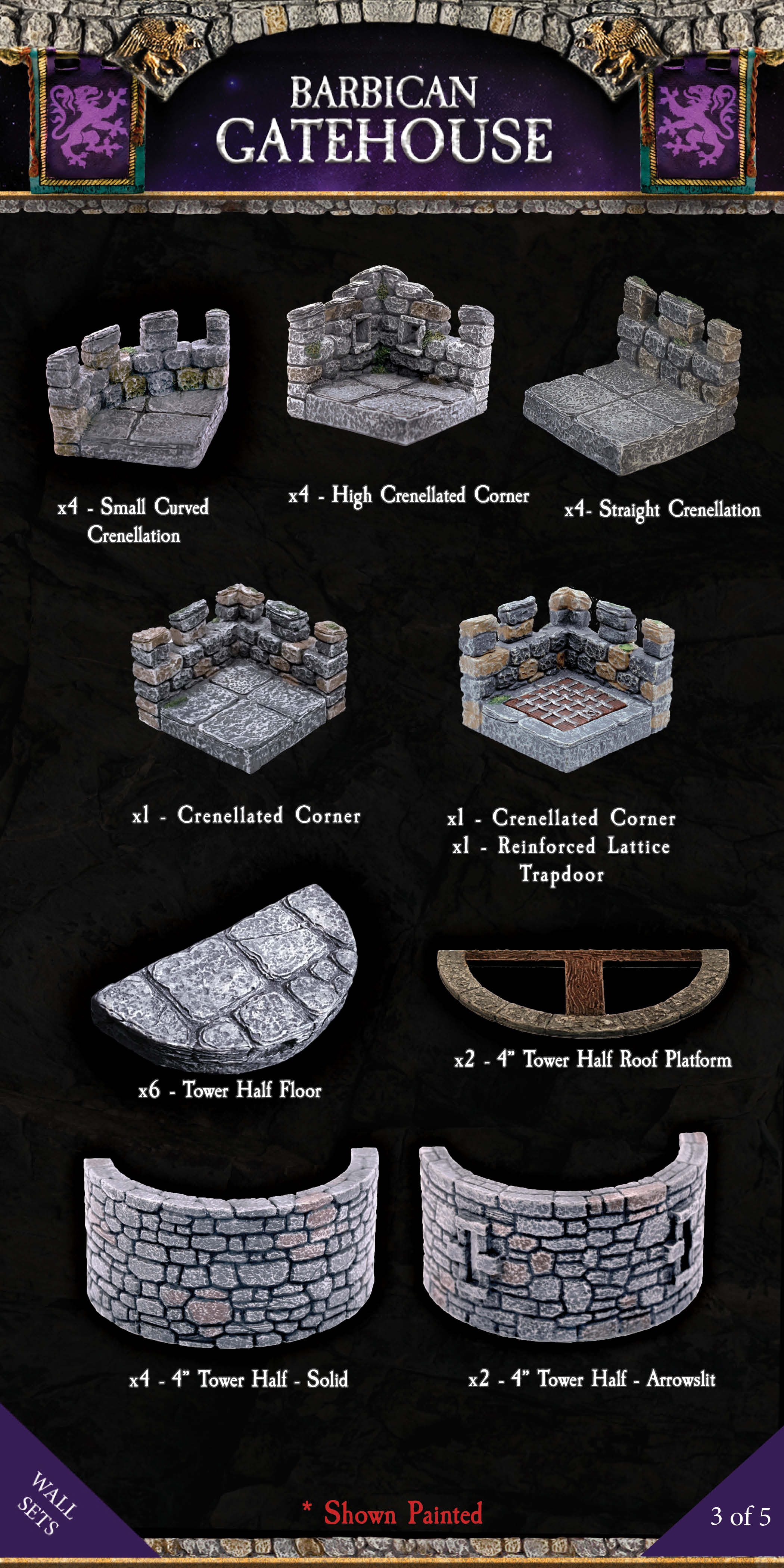 Barbican Gatehouse (Unpainted) - Image 5