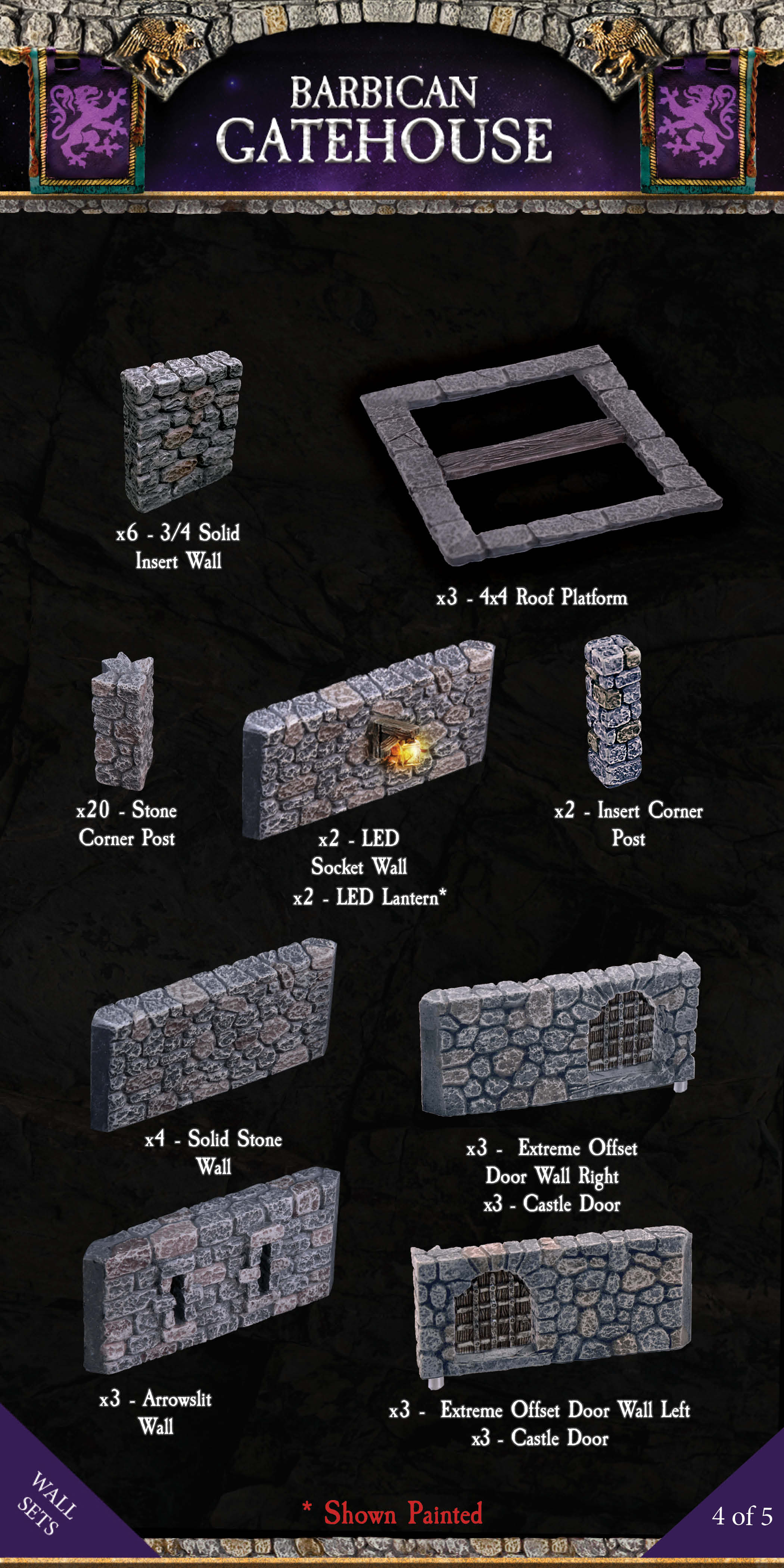 Barbican Gatehouse (Unpainted) - Image 6