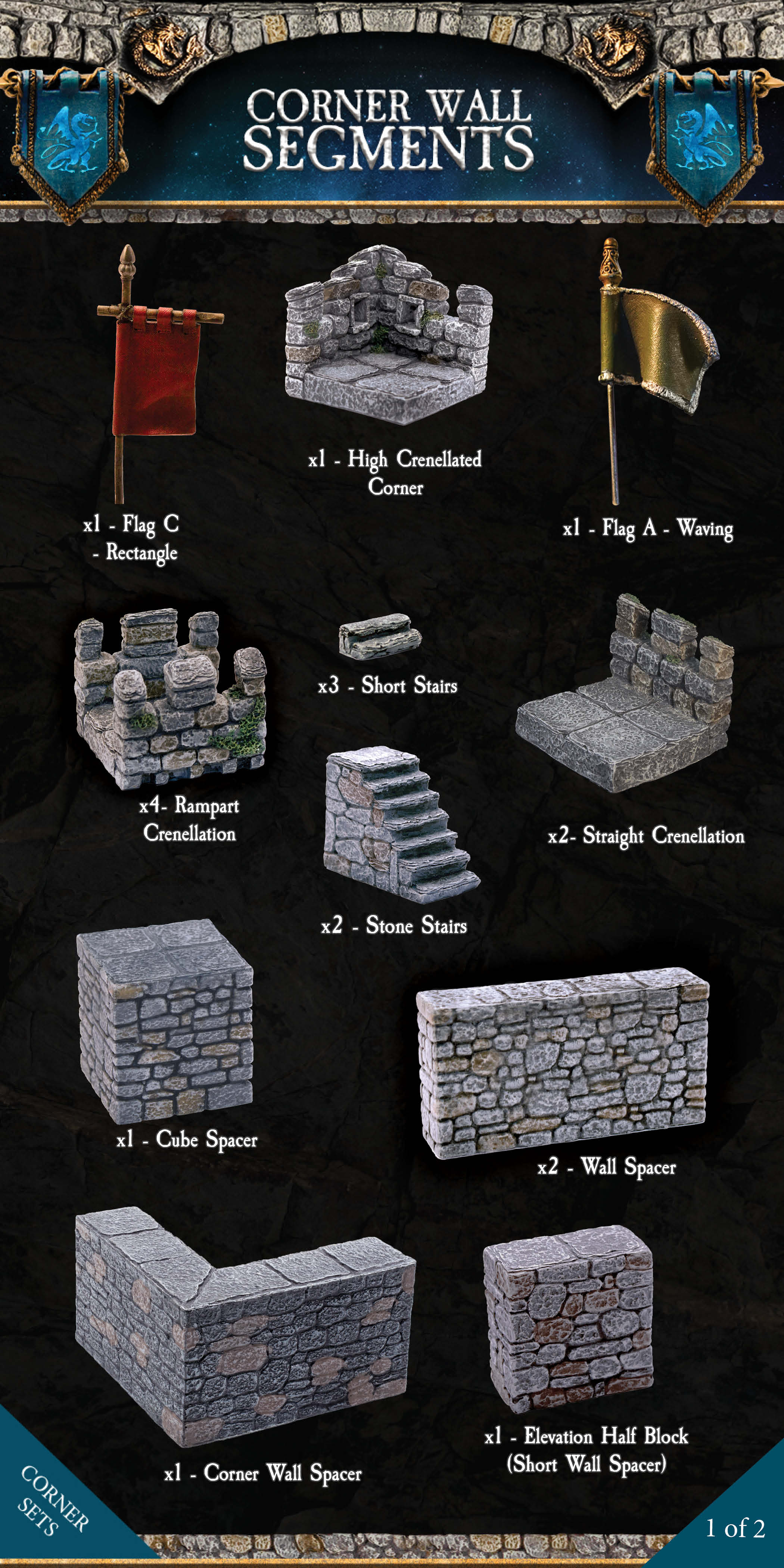 Corner Wall (Painted) - Image 3