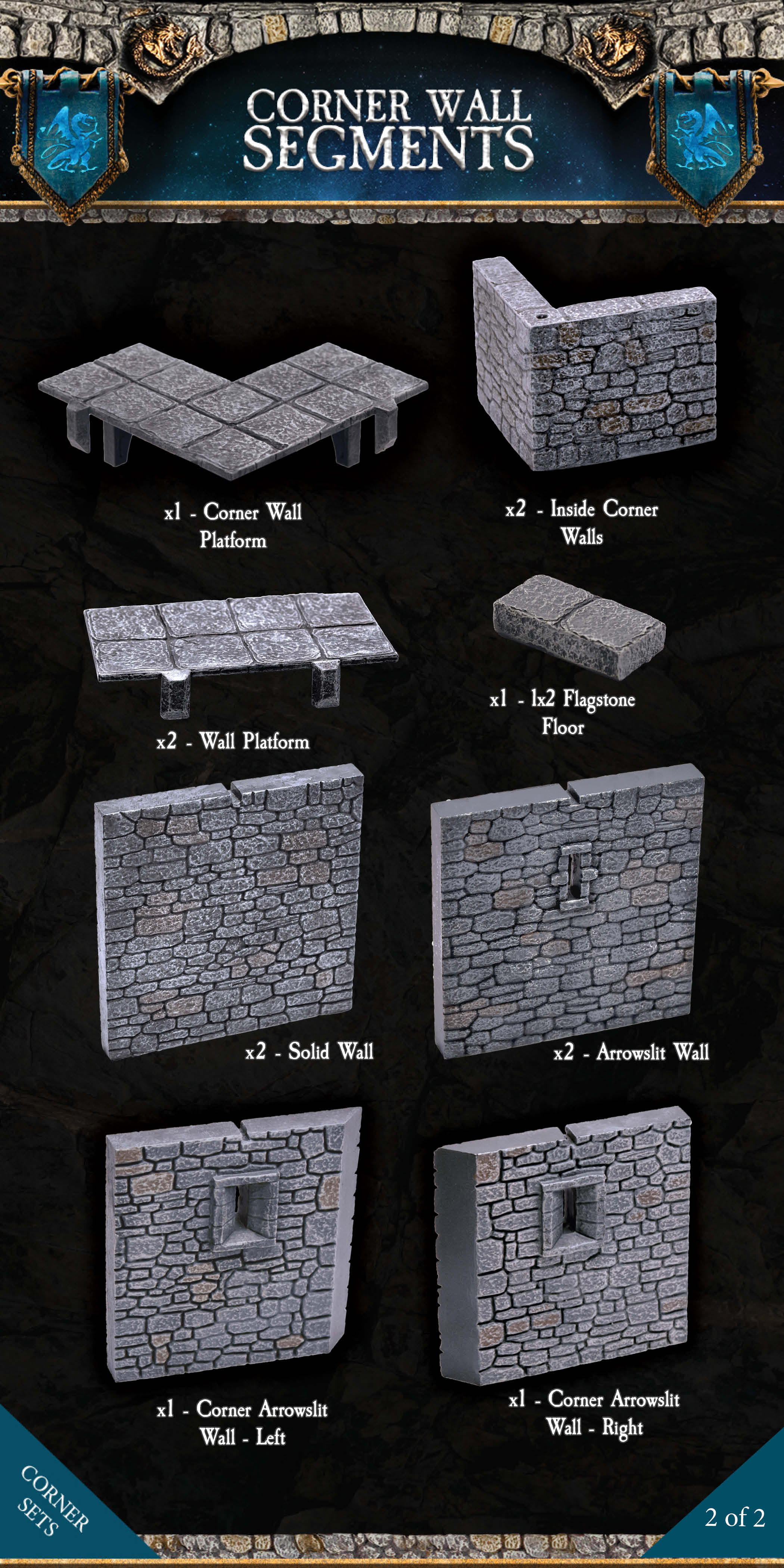 Corner Wall (Painted) - Image 4