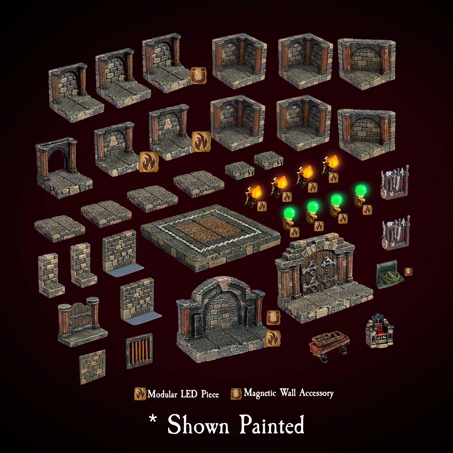 Deluxe Starter Set - Zaltar's Gameroom (Encounter 1) (Unpainted), with Tote - Image 3