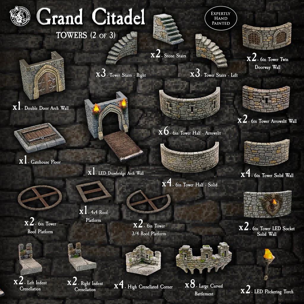 Grand Citadel Set (Painted) - Image 3