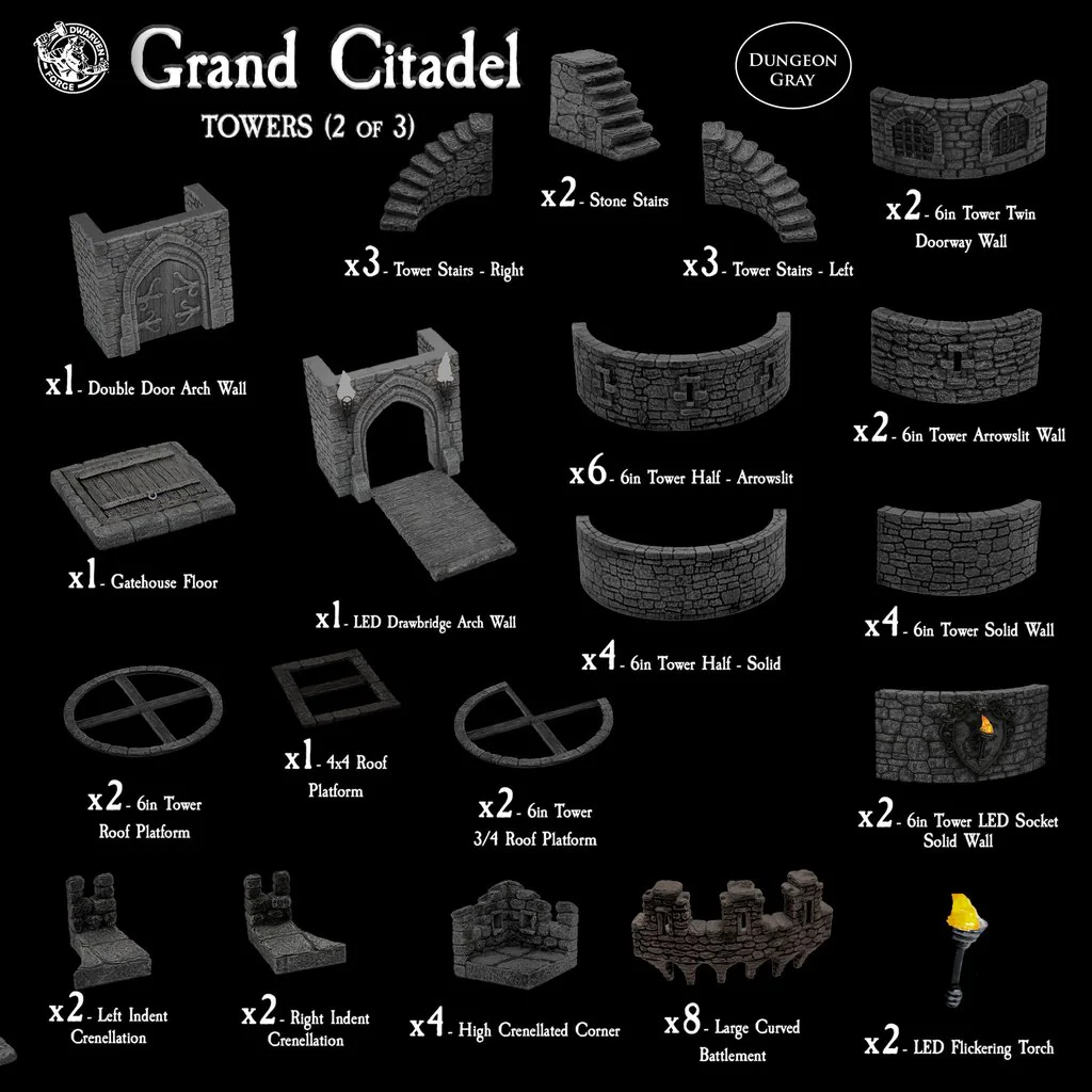 Grand Citadel Set (Unpainted) - Image 3