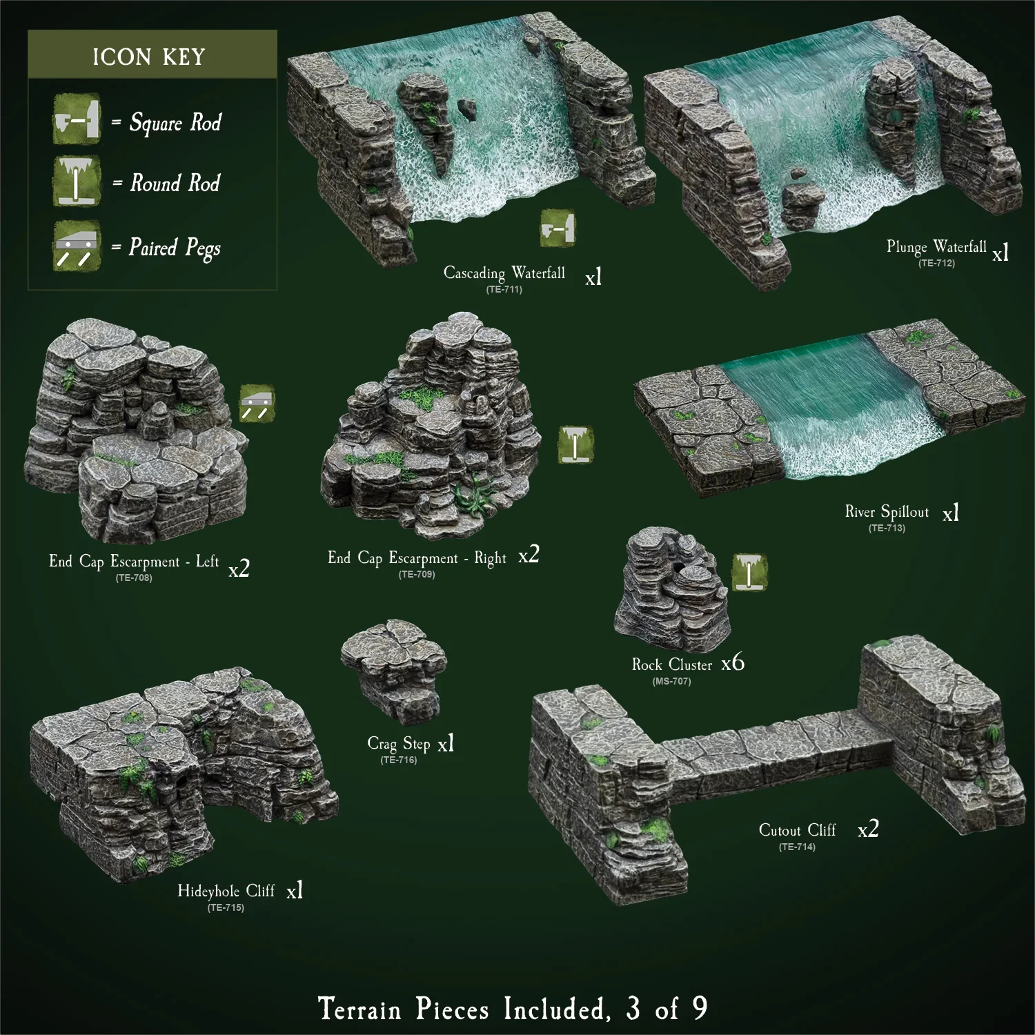 Mountain Mega Build - "Wyverstone Peak" (Painted) - Image 4
