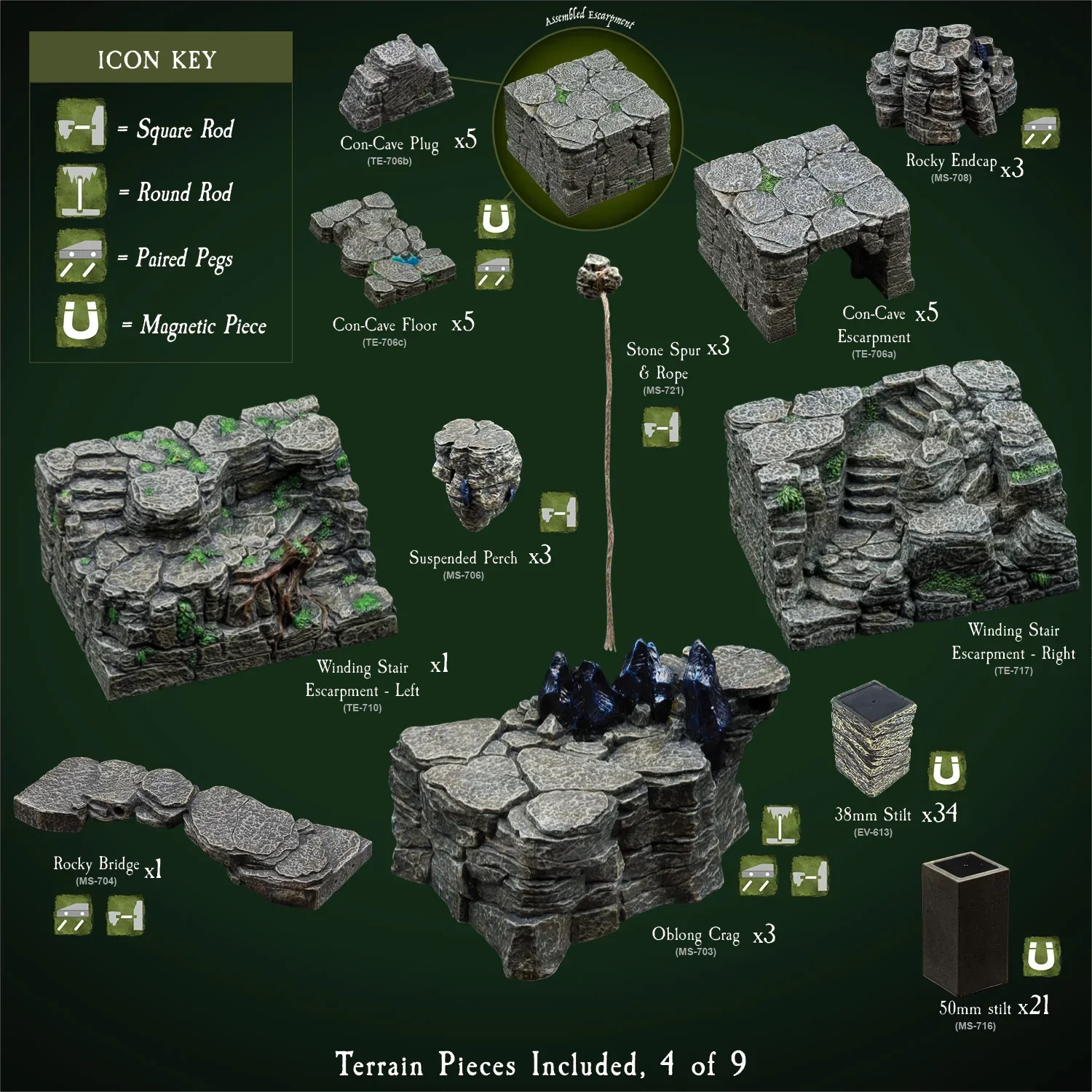 Mountain Mega Build - "Wyverstone Peak" (Unpainted) - Image 5