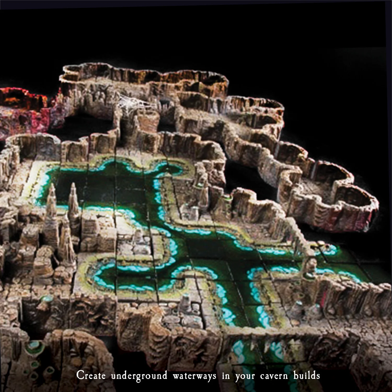 Water Cavern Pack (Unpainted) (Green Dwarvenite) - Image 3